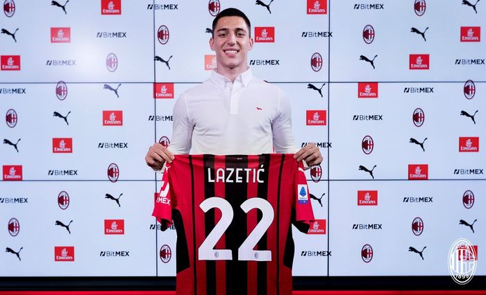 Marko Lacetic bakal mengenakan nomor punggung 22 selama membela AC Milan.