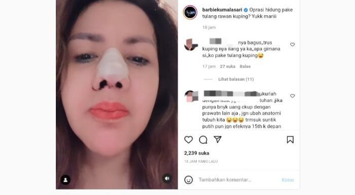 Unggahan Barbie Kumalasari