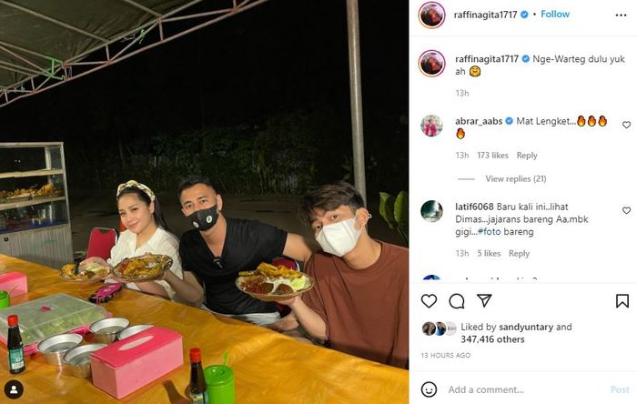 Postingan Raffi Ahmad
