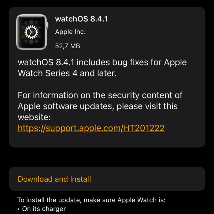 Watchos 8.4 2 Outlet