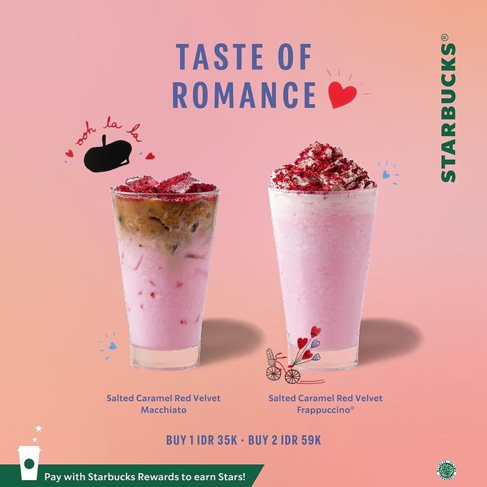 Sambut Valentine, Starbucks Hadirkan Menu Baru dalam Taste of Romance