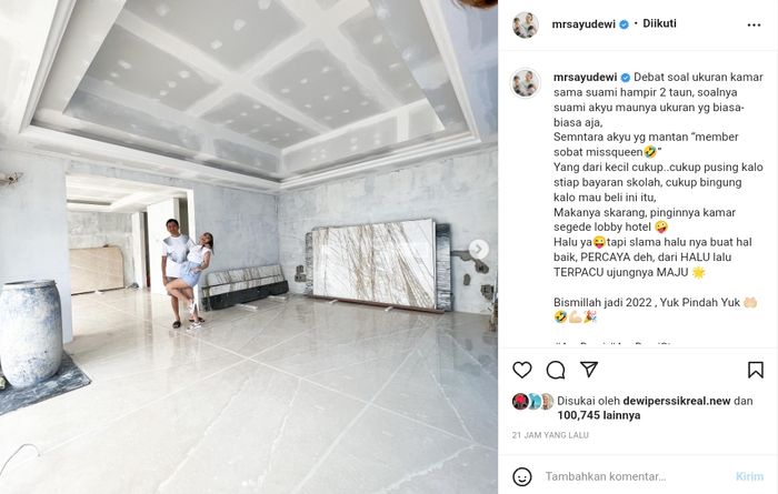 Potret calon rumah baru Ayu Dewi