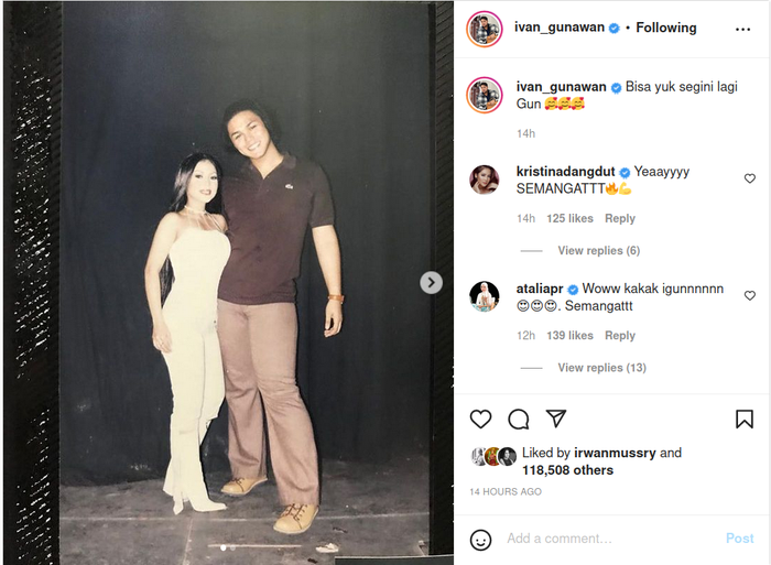 Mendadak pajang foto lawas saat masih kurus dan langsing sampai tulis motivasi ini, Ivan Gunawan auto banjir dukungan berikut.