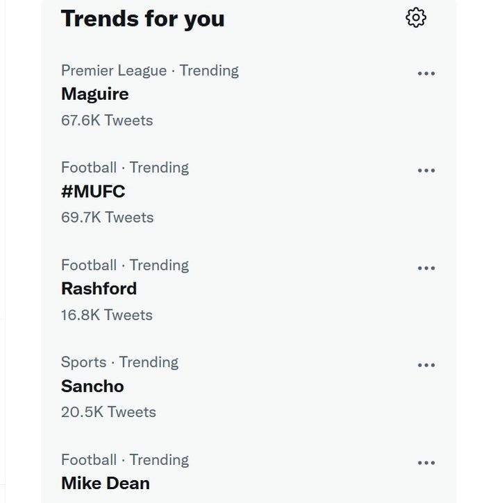 Bek Manchester United, Harry Maguire, trending topic saat melawan Burnley.