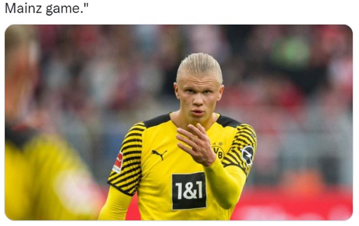 Penyerang Borussia Dortmund, Erling Haaland