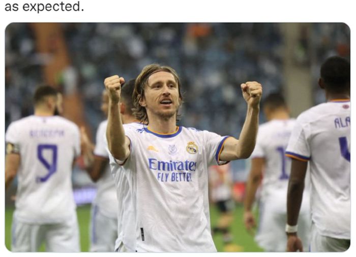 Gelandang andalan Real Madrid, Luka Modric