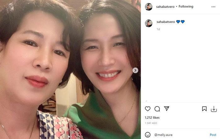 Veronica Tan bersama rekannya