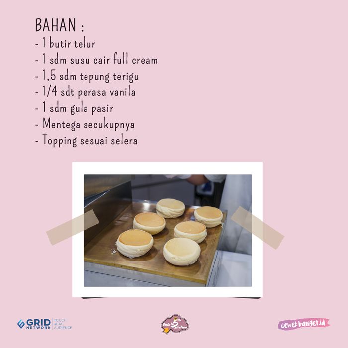 Resep online fluffy pancake