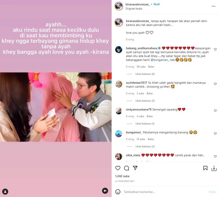 Unggahan putri Andika Kangen Band