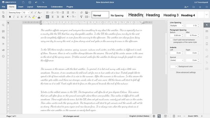 Ilustrasi aplikasi alternatif  MS Word, OnlyOffice
