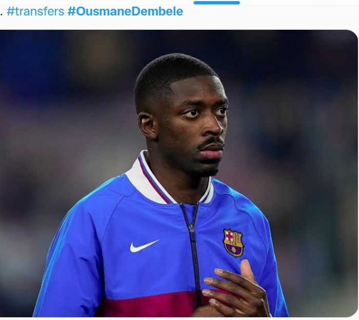 Pemain Barcelona, Ousmane Dembele.