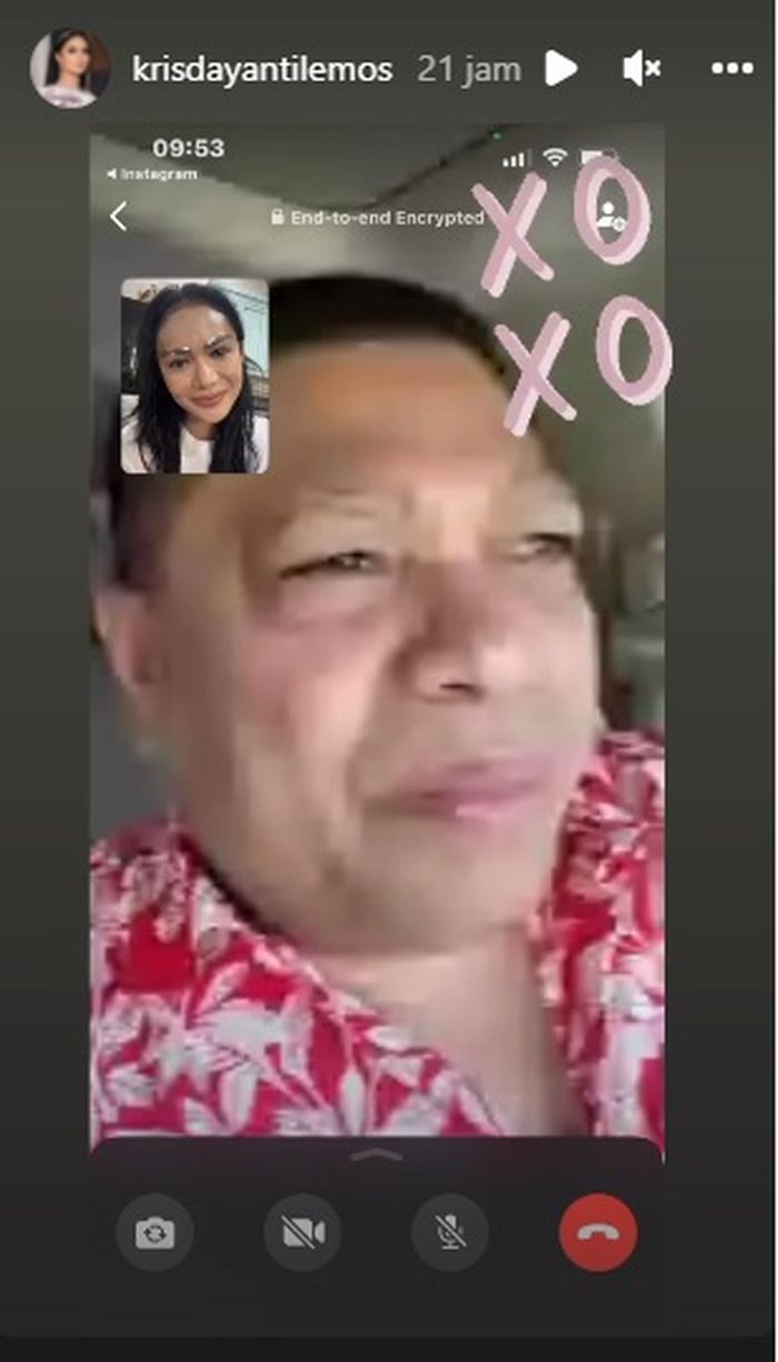 Raul Lemos saat diunggah oleh Krisdayanti