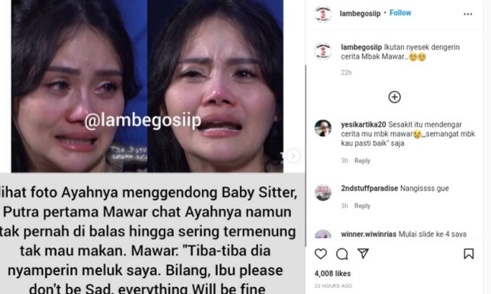 Mawar AFI ungkap reaksi anaknya tahu Steno selingkuh