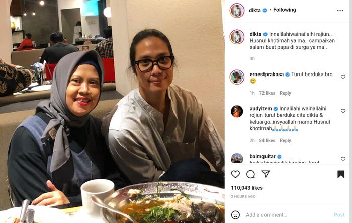 Unggahan Dikta Yovie & Nuno
