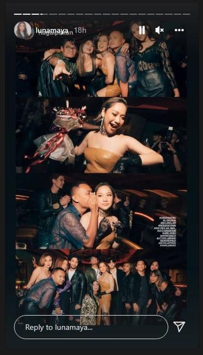Pertemuan Luna Maya, Ariel NOAH dan BCL. (Instagram lunamaya)