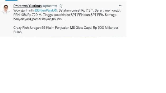 Postingan anak buah Sri Mulyani