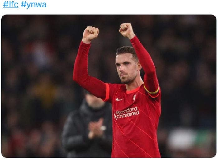 Gelandang sekaligus kapten Liverpool, Jordan Henderson.