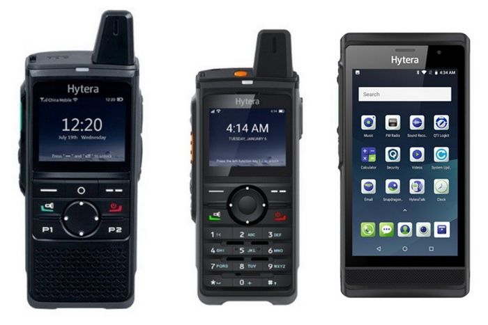 Hytera PNC370, Hytera PNC380, dan Hytera PNC550.