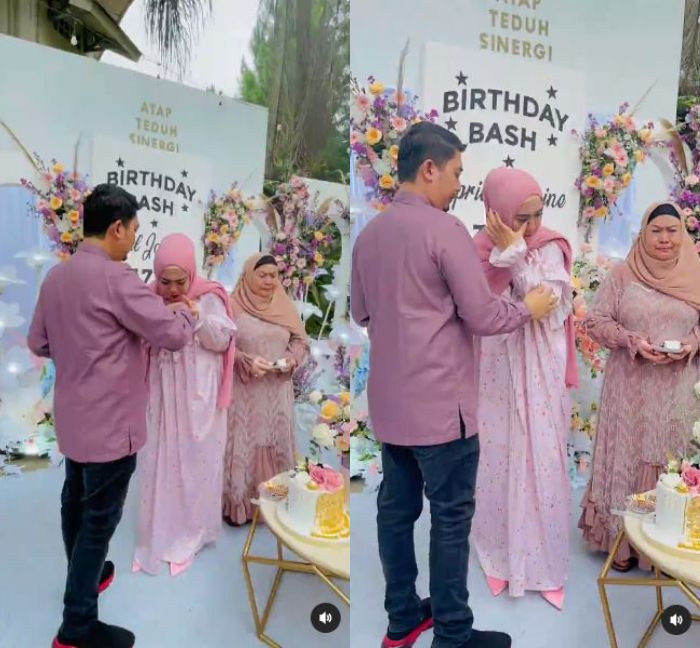 Perayaan ulang tahun April Jasmine