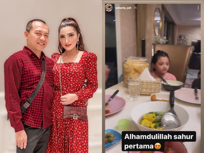 Menu sahur pertama Anang Hermansyah dan Ashanty.