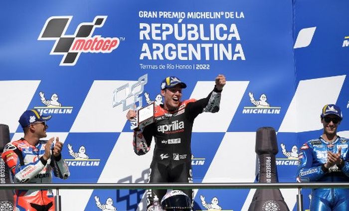 MotoGP Argentina menjadi salah satu dari lima balapan musim ini ketika Quartararo dan Bagnaia sama-sama gagal finis tiga besar.