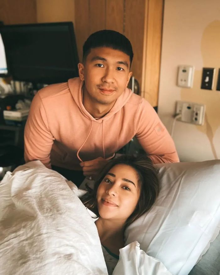 Nikita Willy usai melahirkan putra pertamanya secara normal di Amerika