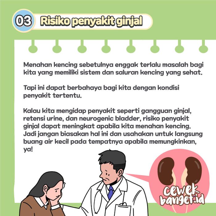 Apakah Sering Menahan Kencing Bisa Berbahaya dan Timbul Penyakit