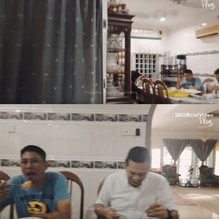 Ruang makan di rumah artis Siti Nurhaliza