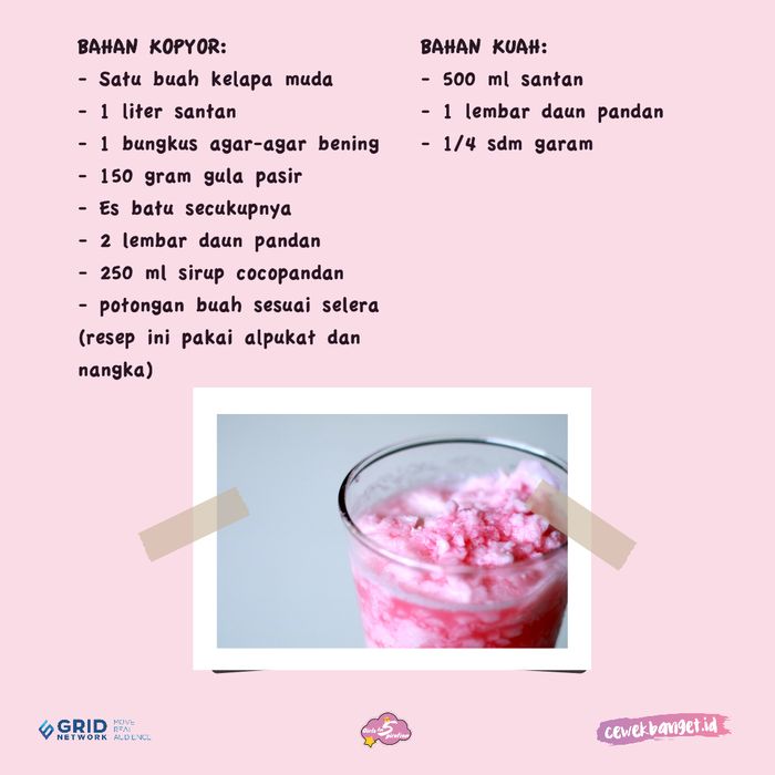 Resep Es Kopyor, Bisa Jadi Sajian Pas Lebaran Bareng Keluarga! - Semua Halaman - CewekBanget