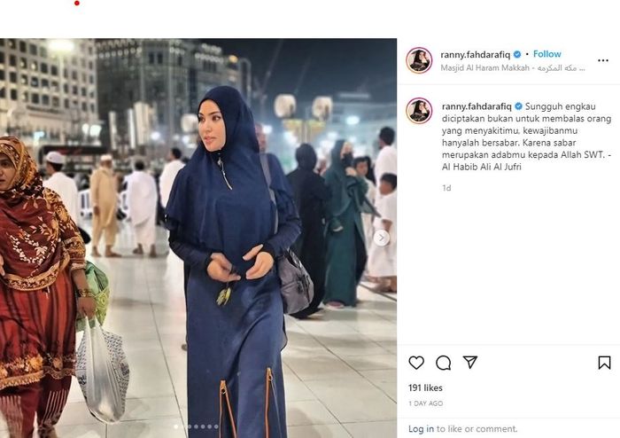 Kakak ipar Fairuz A Rafiq, Ranny Fahd