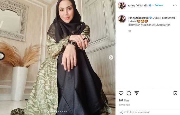 Kakak ipar Fairuz A Rafiq, Ranny Fahd