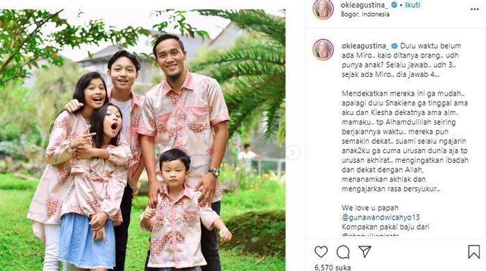 Unggahan Okie Agustina