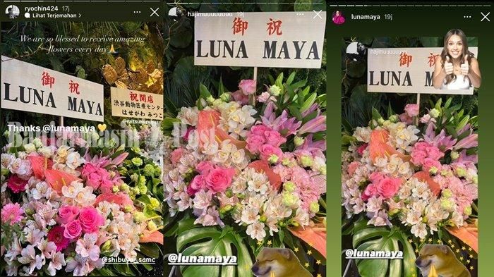 Beda perlakuan Luna Maya pada Hajimu dan Ryochin. 