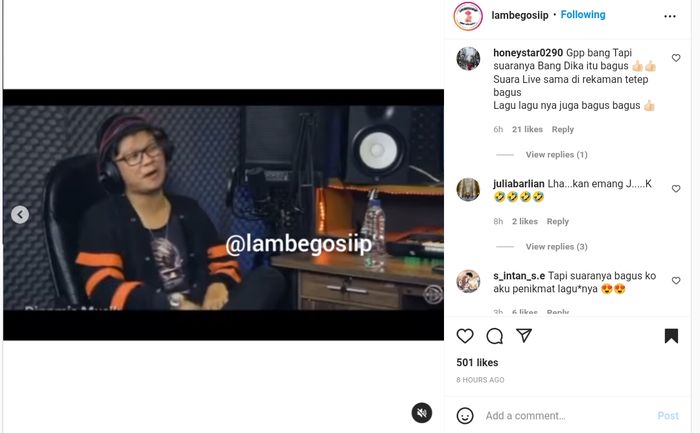 Andika Kangen Band ungkap alasan sendu memanjang rambut lantaran tak percaya diri dengan wajahnya.