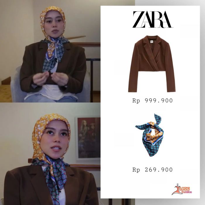 OOTD Lesti Kejora. Gaya hijabnya bikin pangling.