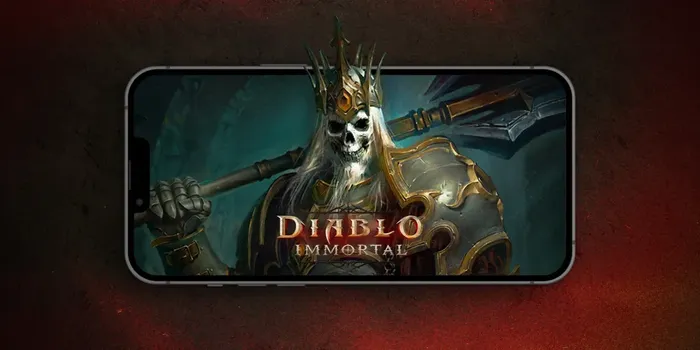 Illustration of the game Diablo Immortal on iOS