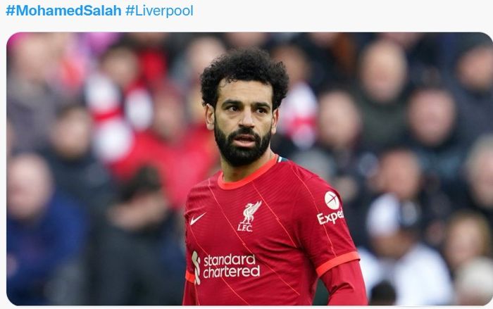 Pemain bintang Liverpool, Mohamed Salah.