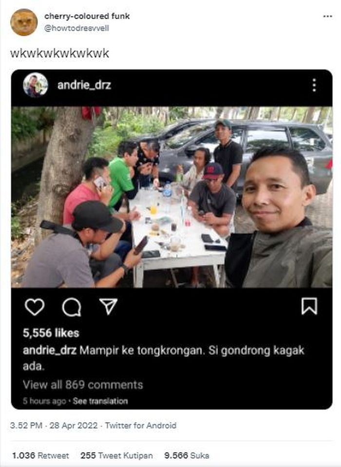 Sosok pria yang disebut mirip Abdul Rozak