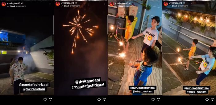 Ayu Ting Ting lebaran