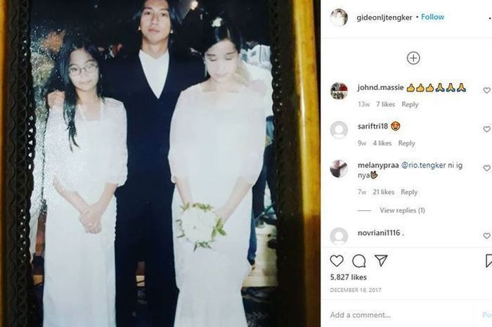 Nagita Slavina bersama Caca dan Rio Tengker
