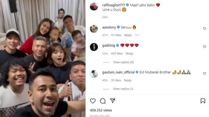 Unggahan Raffi Ahmad