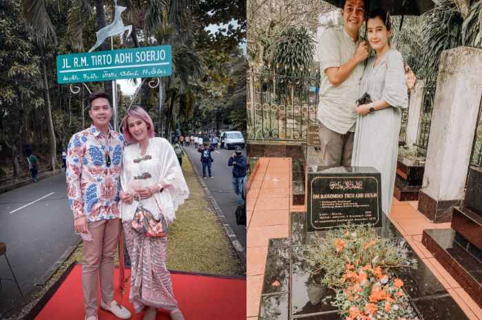 Ardina Rasti dan sang suami.