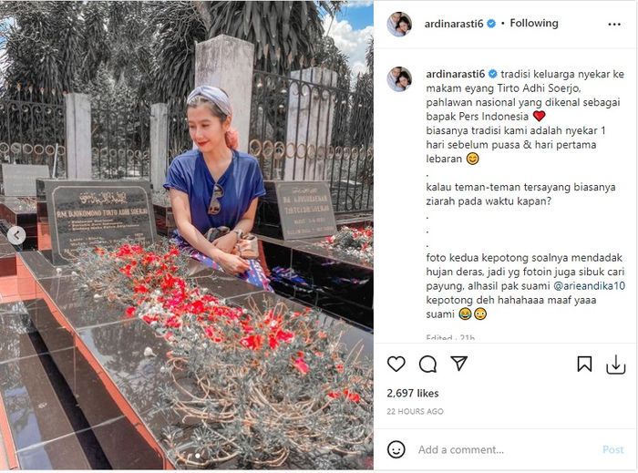 Unggahan Ardina Rasti