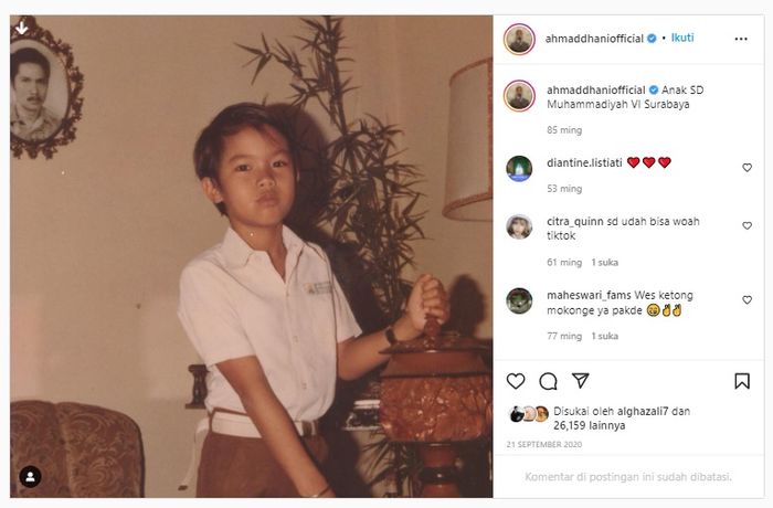 Ahmad Dhani kecil
