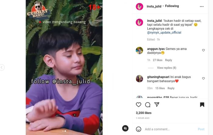King Faaz ceritakan momen saat Fairuz A Rafiq sedih.
