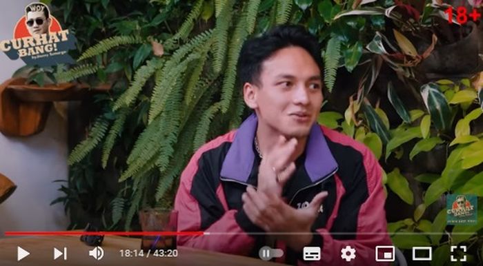 Jefri Nichol dalam kanal YouTube Denny Sumargo