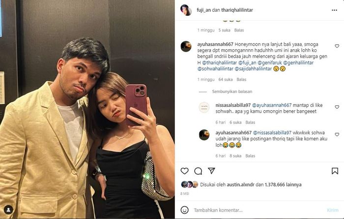 Bukti bahwa Fuji tidak dikenali oleh Gen Petir?  Sohwa Hallindar Bereaksi dengan Penampilan Pacar Tariq Hallindar yang Sangat Seksi