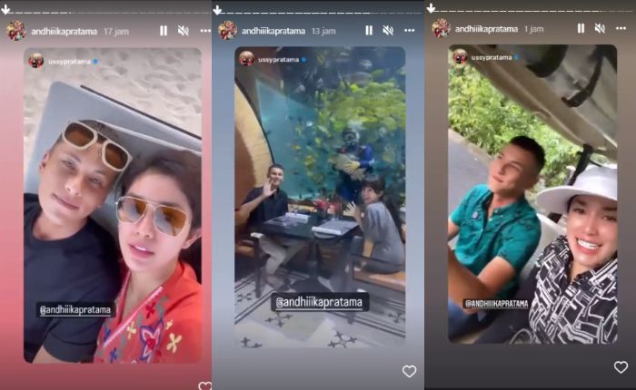 Unggahan story Instagram Andhika Pratama.
