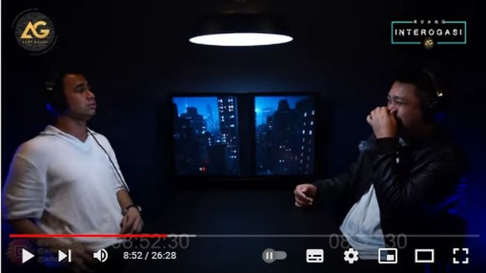 Raffi Ahmad hadir di kanal YouTube milik Gilang Dirga