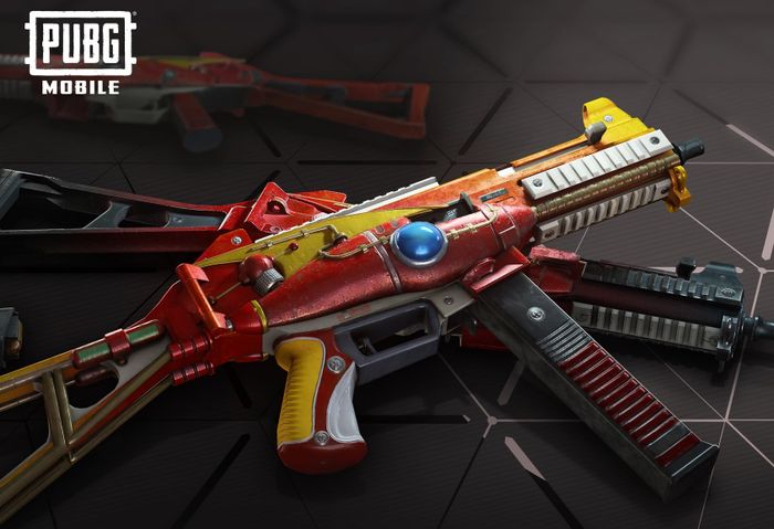 Senjata UMP45 di game PUBG Mobile.